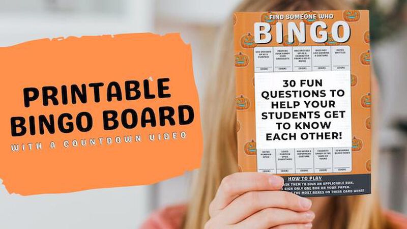 Find Someone Who &ndash; Halloween Edition - Interactive Countdown and Game